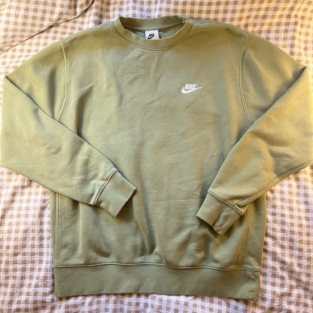 Nike Women's Sage Green Crewneck Sweater